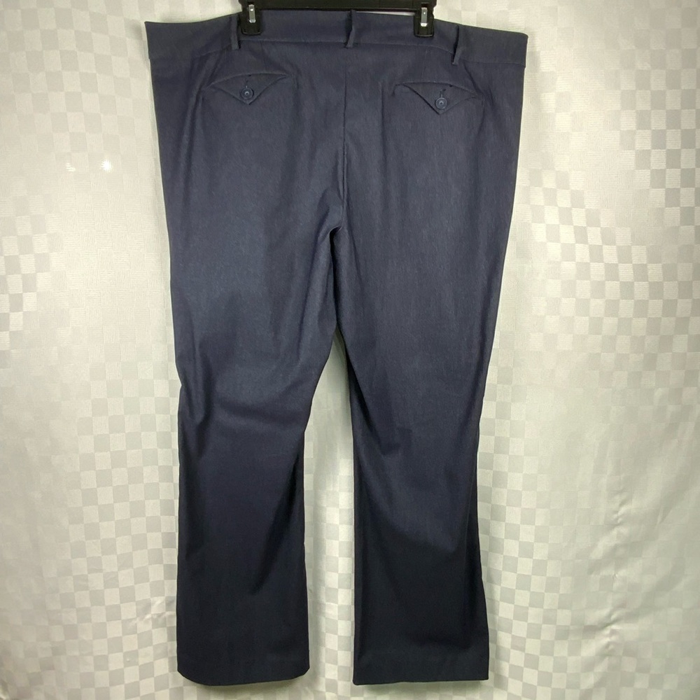 Lane Bryant Dark Blue Navy Women’s Trousers Size 24 Business Casual - Picture 2 of 10